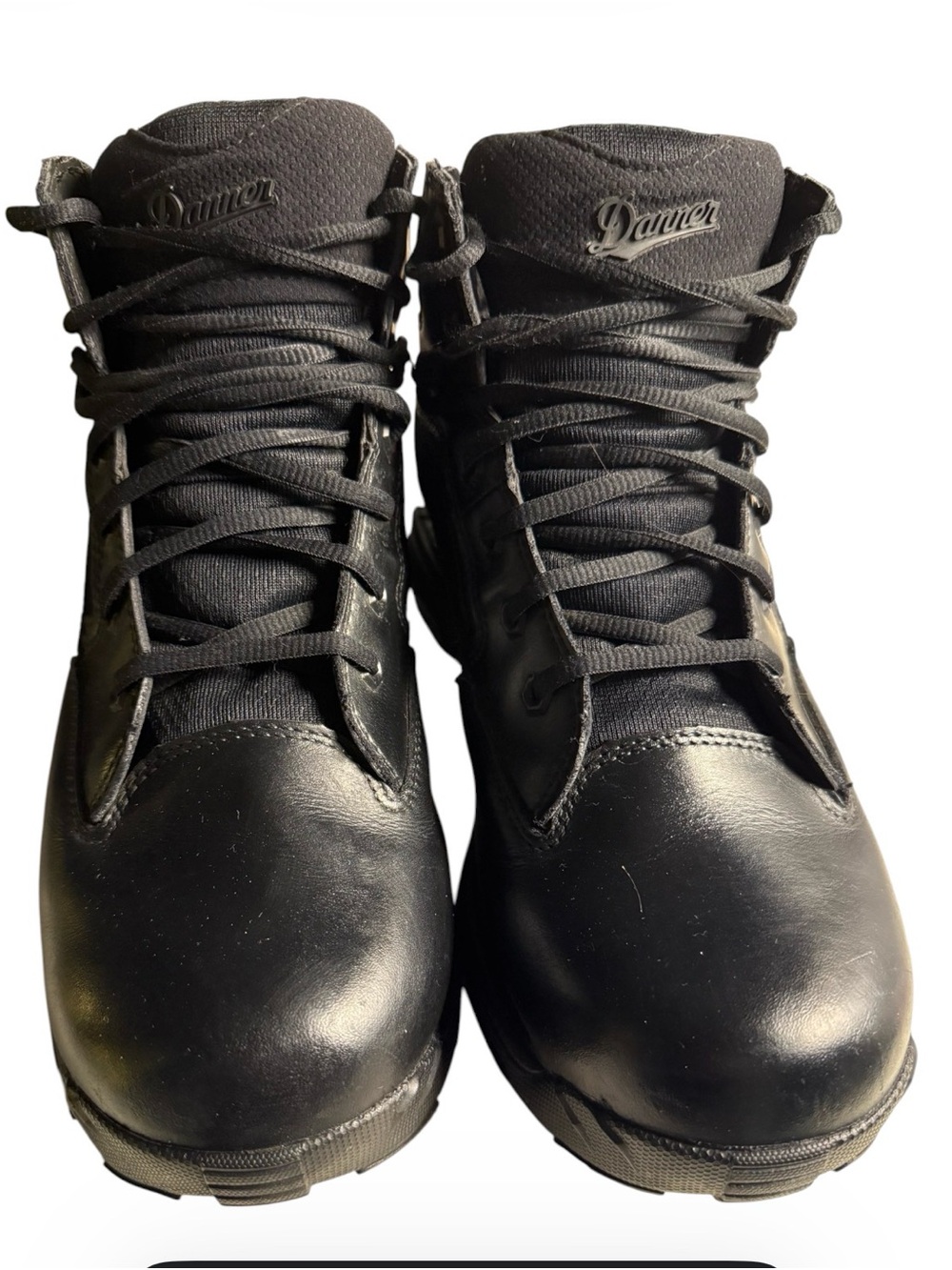 Danner Men's Black Leather Lace-Up Boots Striker bolt waterproof 26630 Sz11.5 EE